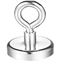 Wukong fuerte fuerza 78kg Super Potente redondo finshing de neodimio imán con cáncamo -48mm de diámetro-para Ciencias…